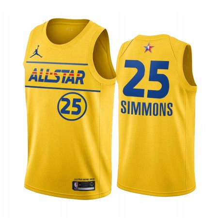 Maillot Basket Philadelphia 76ers Ben Simmons 25 2021 All-Star Jordan Brand Bleu Swingman - Homme